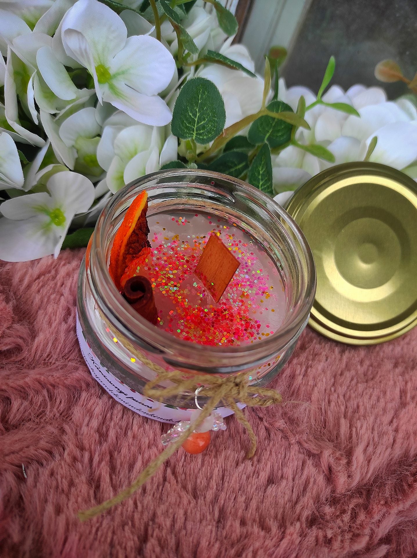 Karácsonyi puncs illatú gyertya